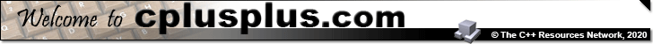 Welcome to cplusplus.com